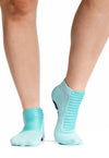 Moto Grip Sock – Closed Toe Grip Sock: Aqua