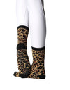Leopard Grip Socks – Black
