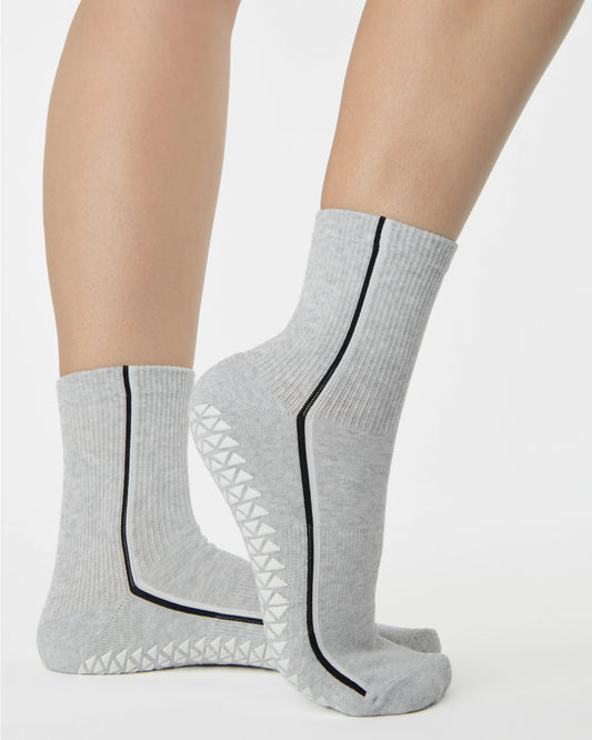 Race Ankle Grip Sock | Gray