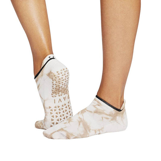 Savvy Grip Socks - Camel Tie Dye
