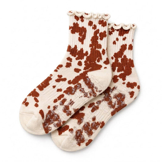 Cowhide Grip Socks