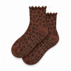 Leopard Grip Socks