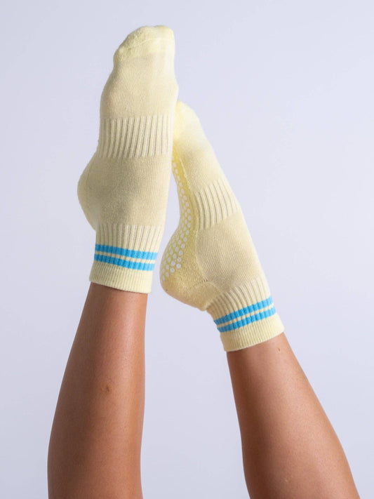 Quarter - Yellow + Blue Stripe