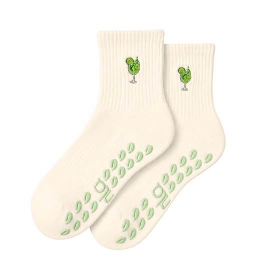 Hugo Spritz Embroidered Summer Grip Socks