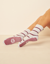 Lucky Honey Lola Crew grip socks — product photo