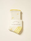 🎀 Mini Bow Petal Grip Sock – Butter