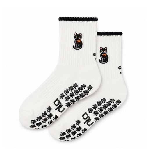The Black Cat Grip Sock