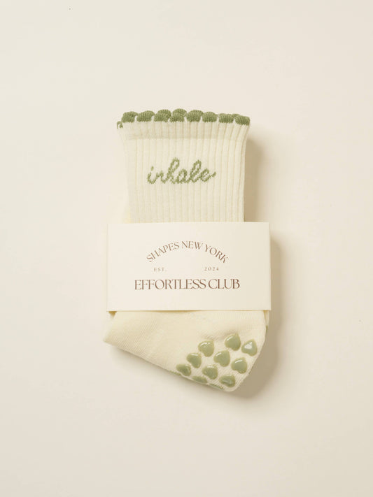 🧘🏼♀️ Inhale Exhale Grip Sock, Pilates Socks