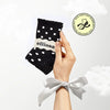 Dual-Direction™ Grip – Noir Polka Dots