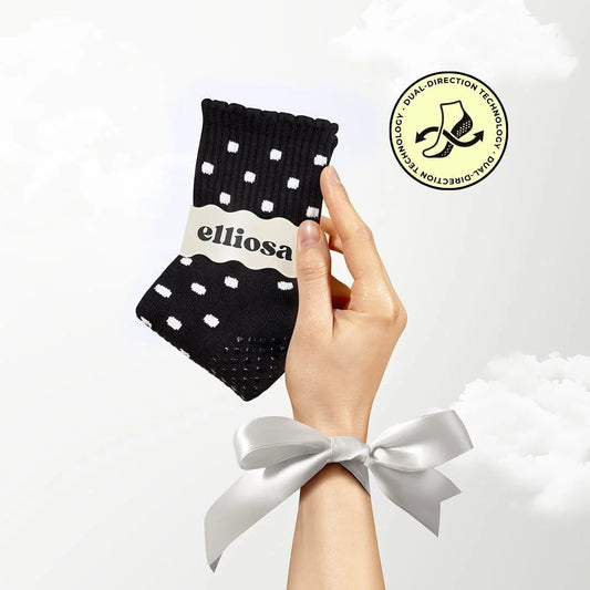 Dual-Direction™ Grip – Noir Polka Dots