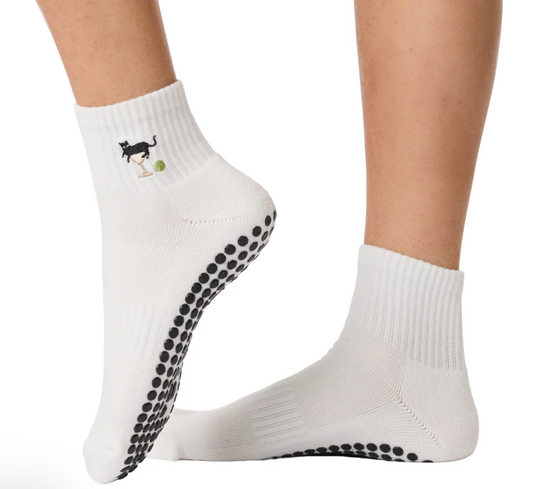 Cat Martini Grip Socks