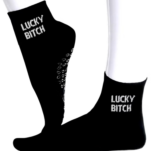Lucky Bitch Grip Sock