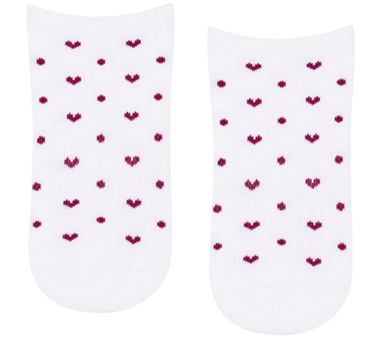 Speckled Hearts White