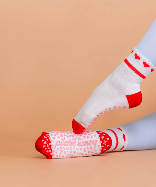 Sweetheart High Ankle Grip Socks