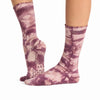 TAVI Kai Scallop grip socks – Harvest Tie Dye in Harvest Tie Dye - product view