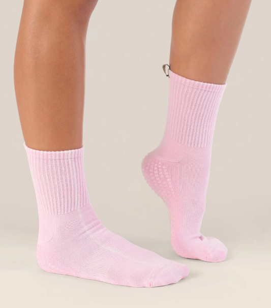 Vintage Cool Rib Crew Grip Sock