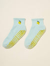 🍋 Cropped Crew Grip Sock - Lemon