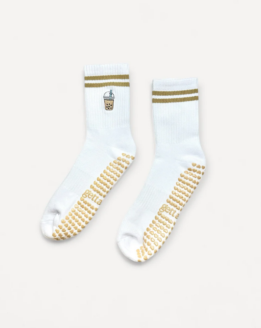 🧋🤍 bo-barre grip sock