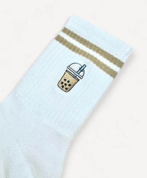 🧋🤍 bo-barre grip sock
