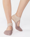 Nina Strap Grip Sock - Cappuccino
