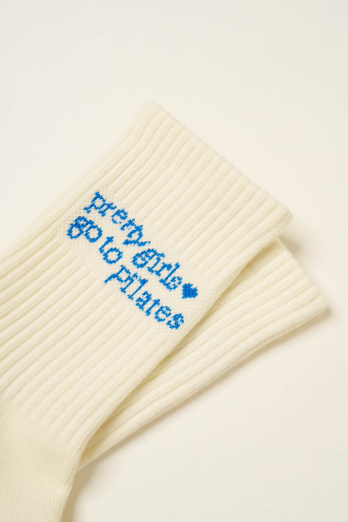 🩰 Pilates Girl Grip Sock – French Blue