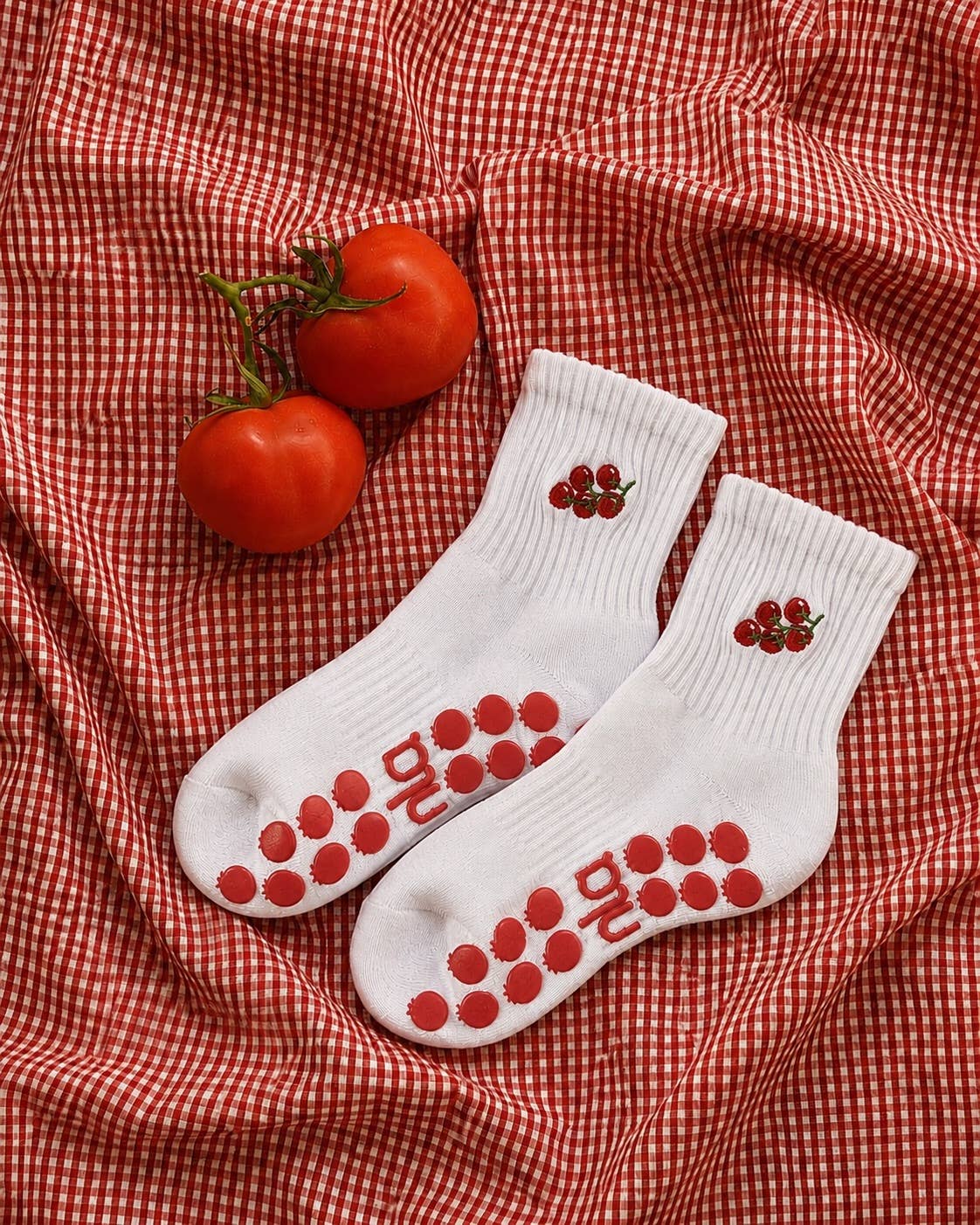 The Tomato Grip Sock