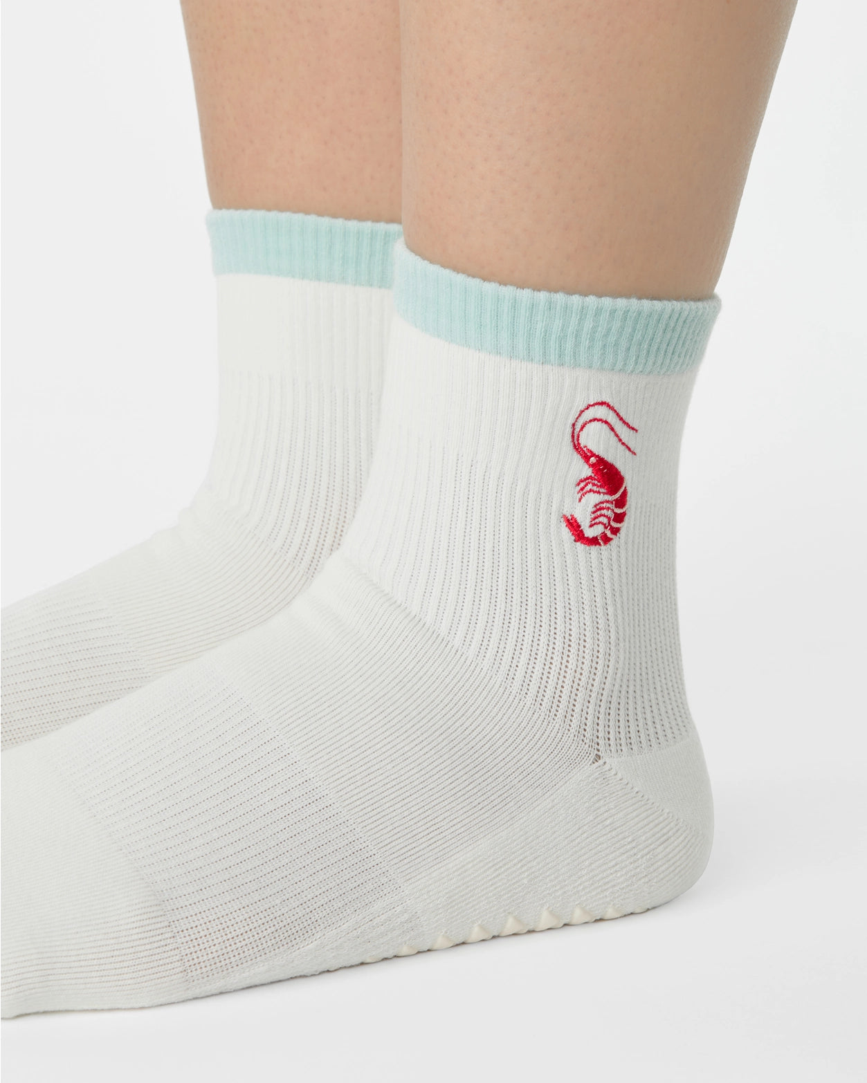Catch Ankle Grip Sock | Shrimp