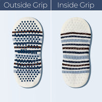 Elliosa Autumn Stripe Grip Socks in Slow Morning - grip sole detail