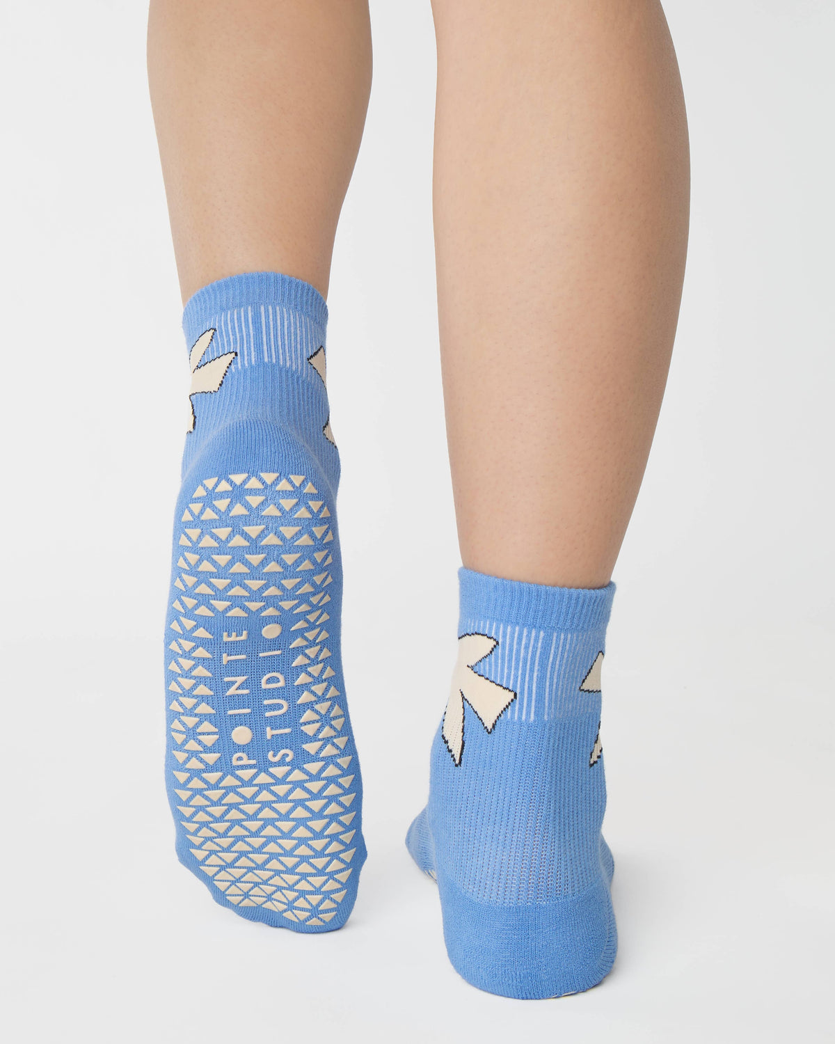 Fly Away Ankle Grip Sock - Alaska Blue