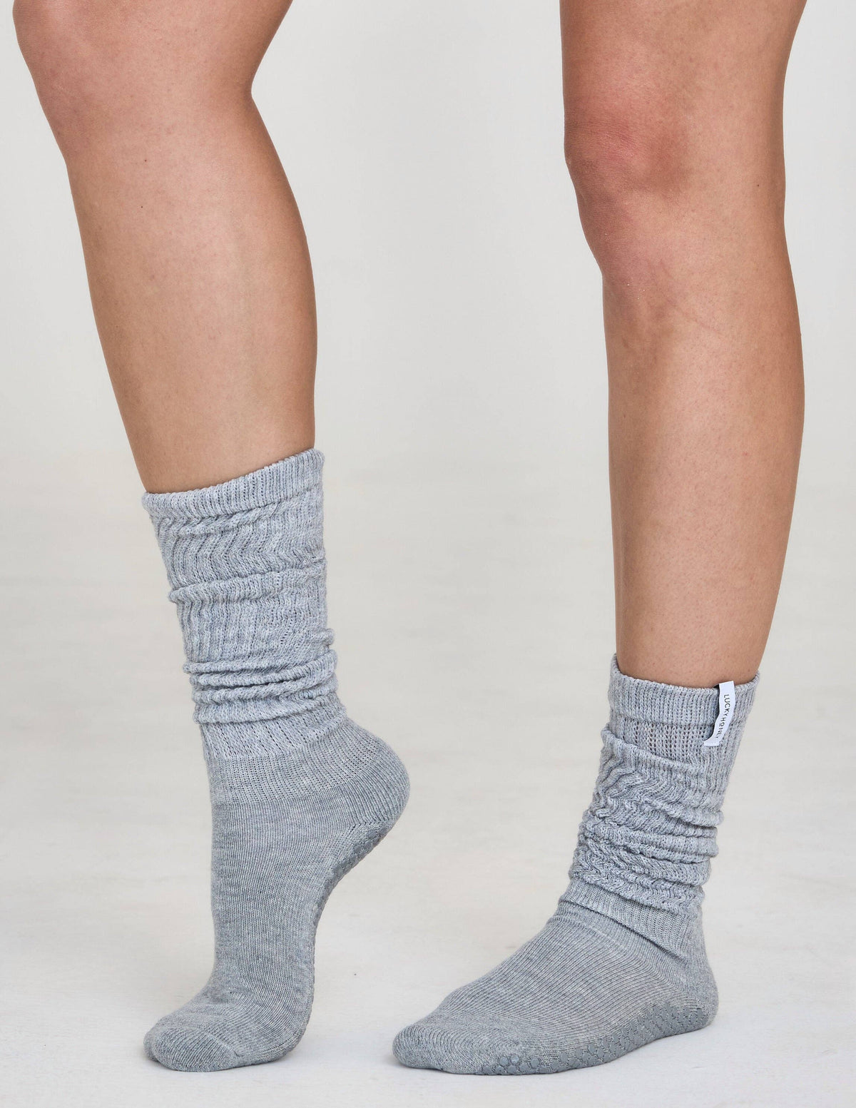 The Scrunch Grip Sock (Baby Blue)