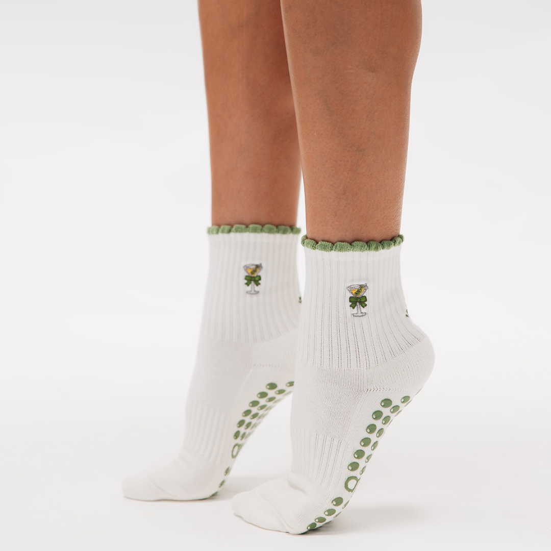 Weenies & Dirty Martinis Grip Socks