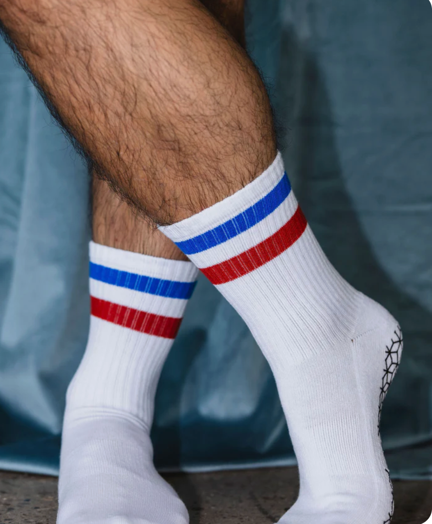 Men's Vintage Crew Grip Sock
