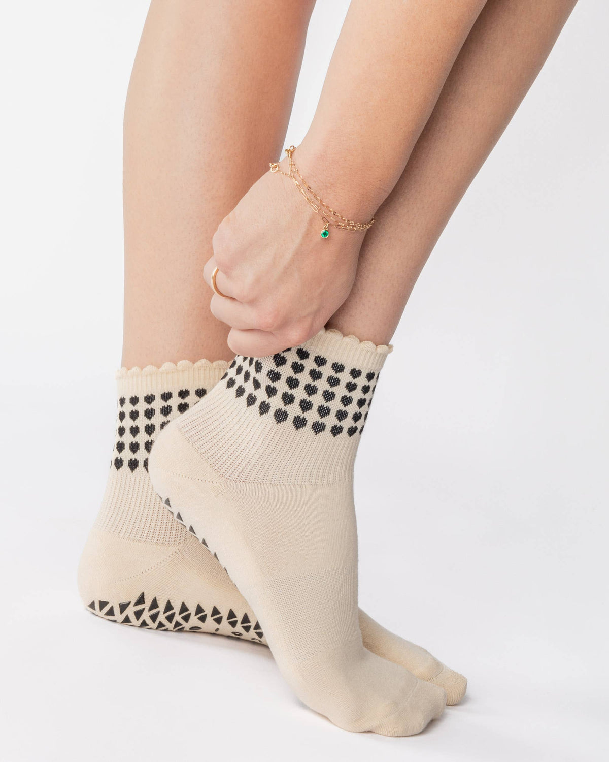 Sweetheart Ankle Grip Sock