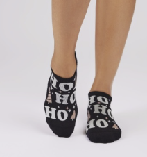 Savvy Two Pack Ho Ho Ho & Bubbly Grip Socks