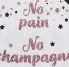 Savvy Two Pack Ho Ho Ho & Bubbly Grip Socks