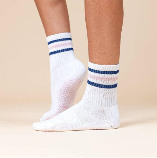 The Varsity Grip Socks – Pink