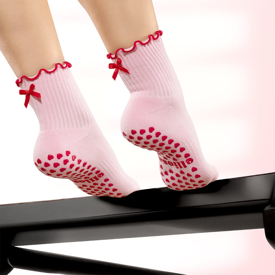 Dual-Direction™ Cupid's Bow Grip Socks