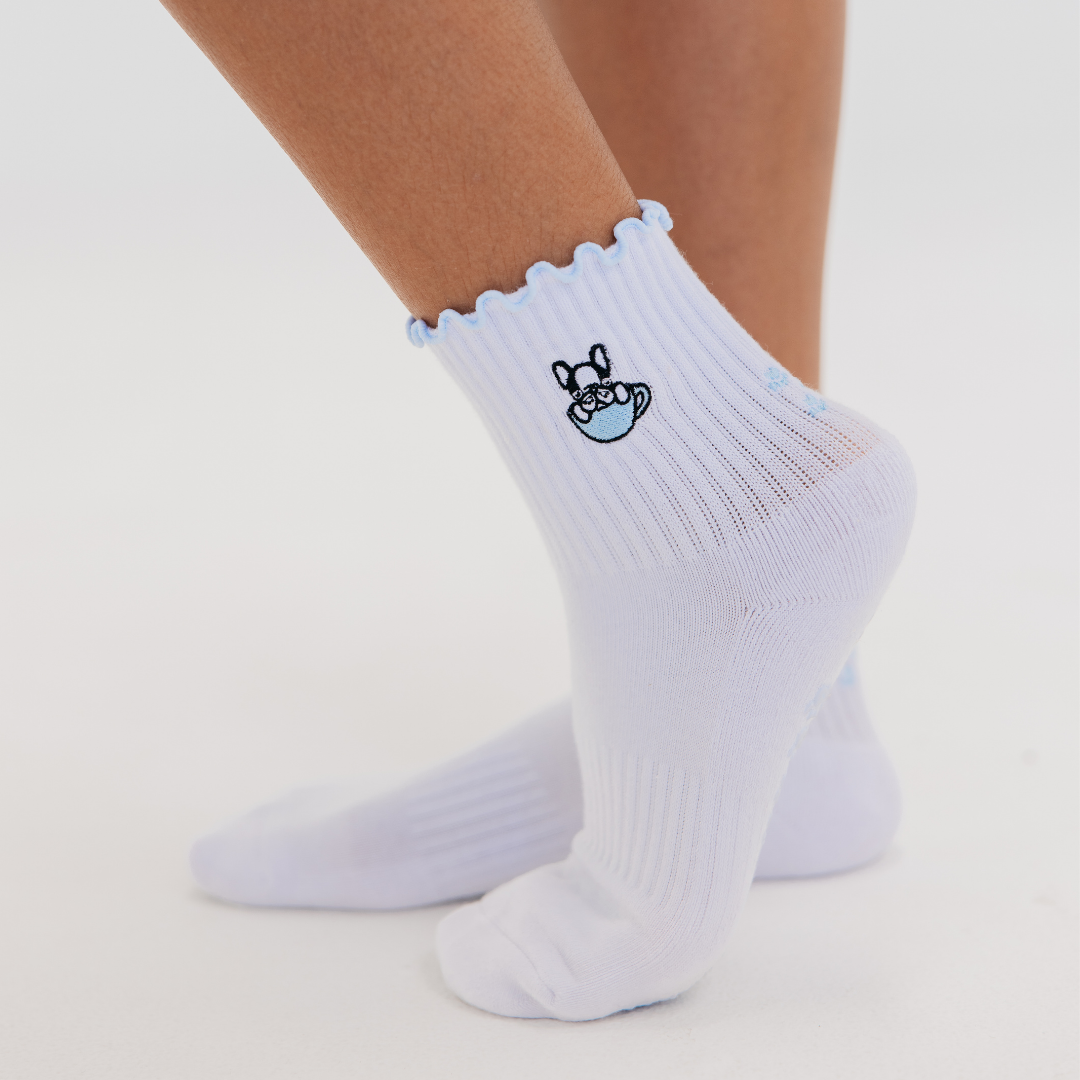 Frenchie Pilates Socks