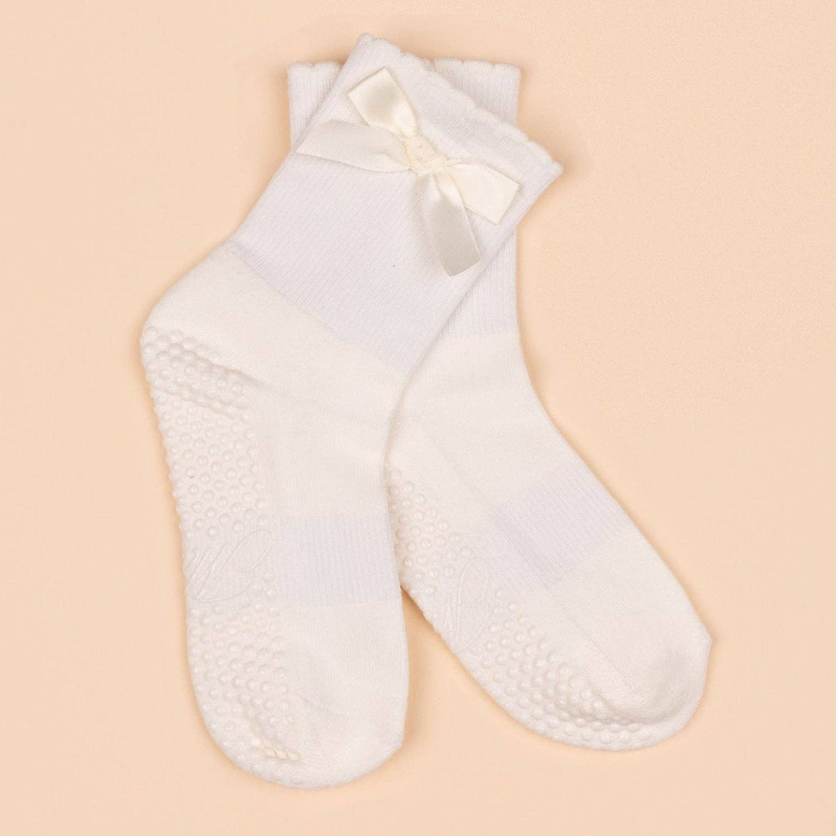 Maison Joie Original Grip Sock - White