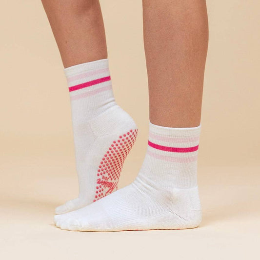 The Varsity Grip Socks – Fuchsia