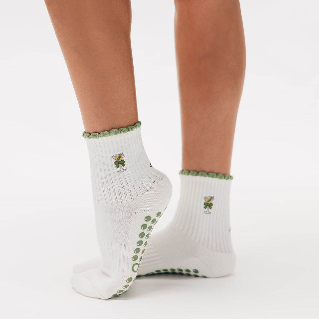 Weenies & Dirty Martinis Grip Socks