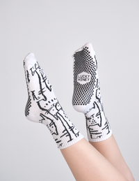 Lucky Honey Animal Love Cat Grip Sock sole