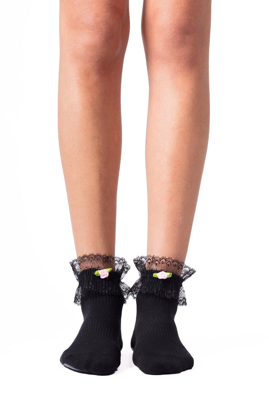 Diana Grip Sock (Black)