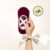 Dual-Direction™ Ballerina Edit – Mulberry Grip Socks
