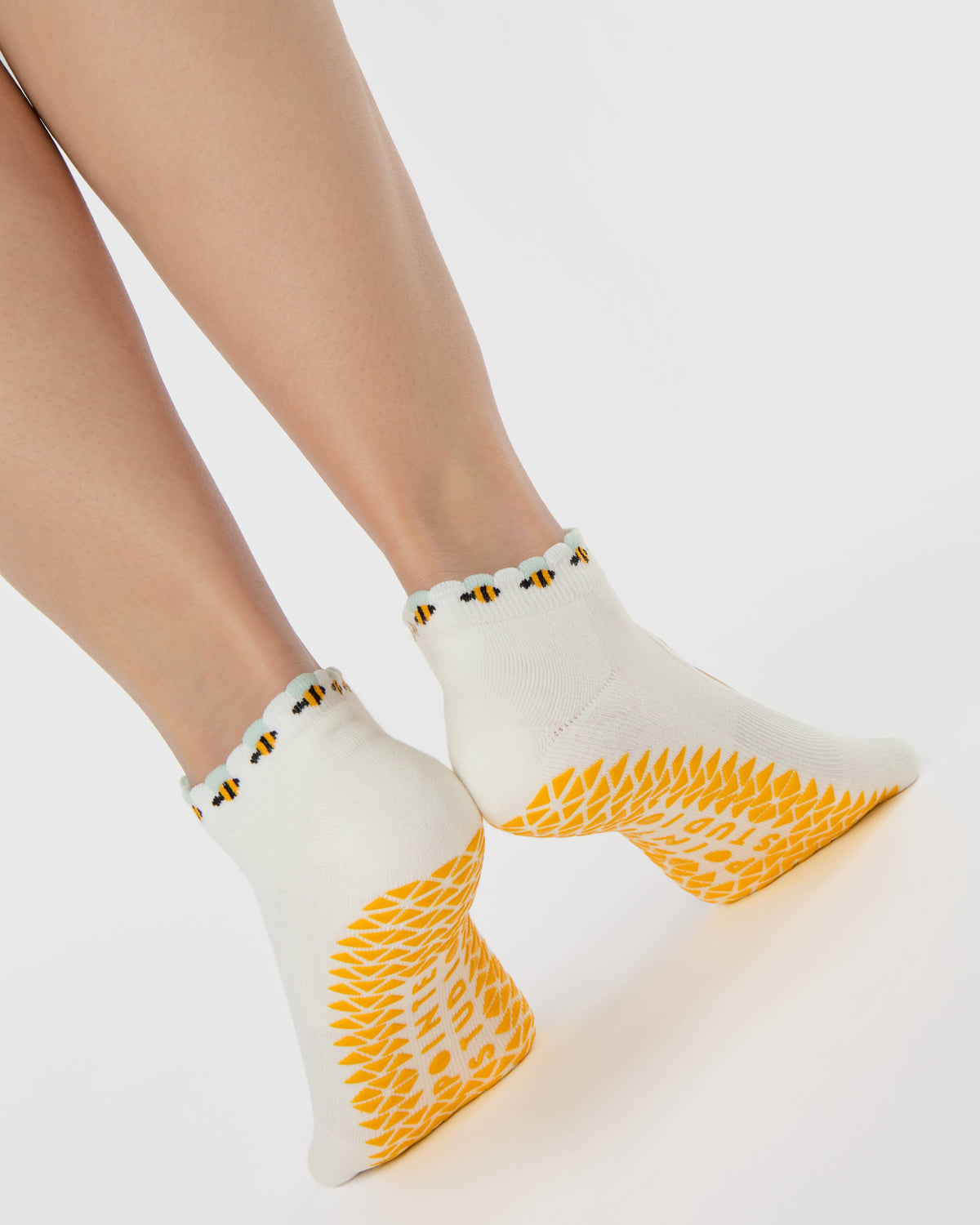 Icon Cuff Strap Grip Sock | Bee