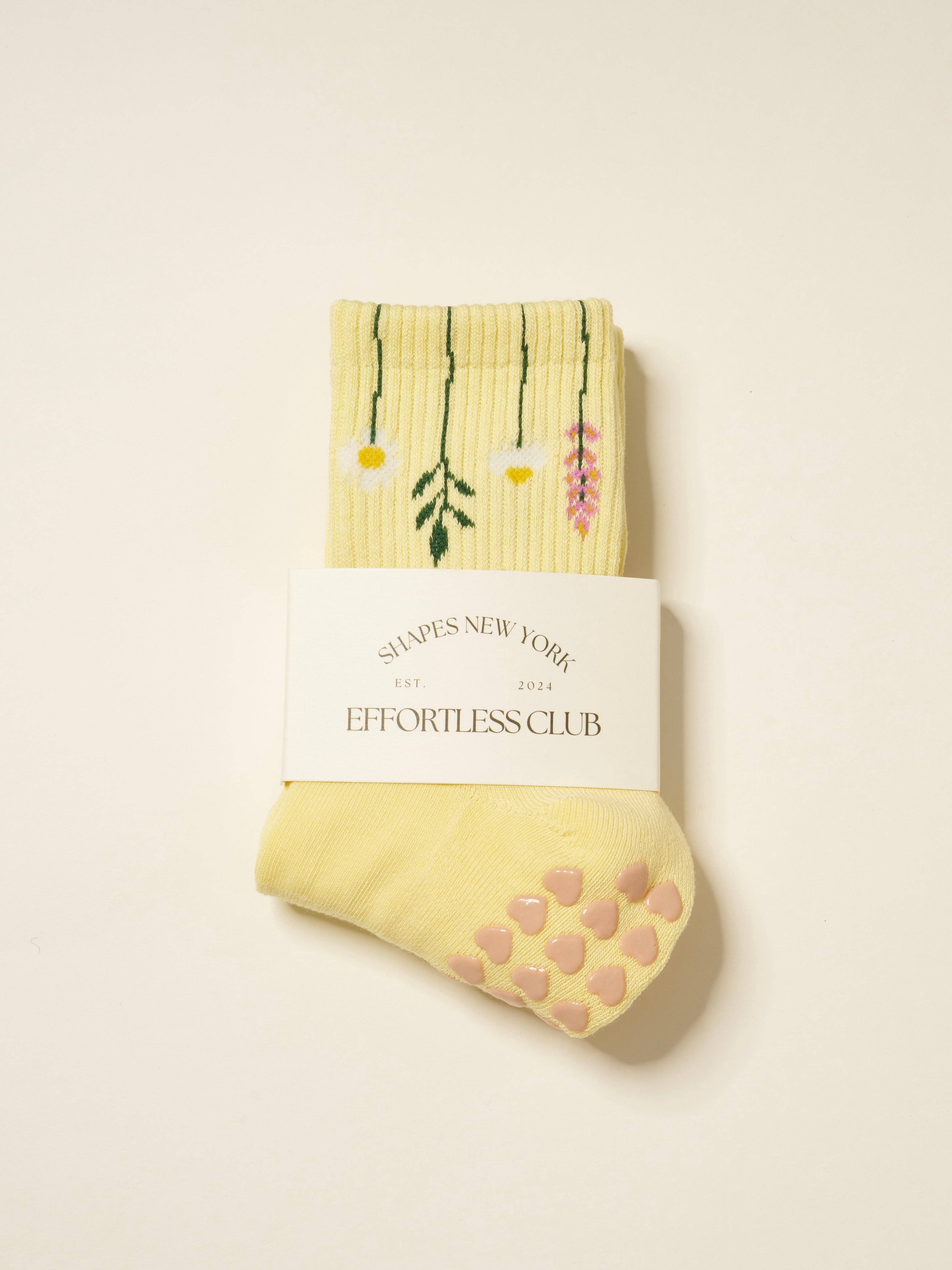 🌿 Flower Stem Grip Sock