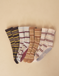 Lucky Honey Lola Crew grip socks — product photo