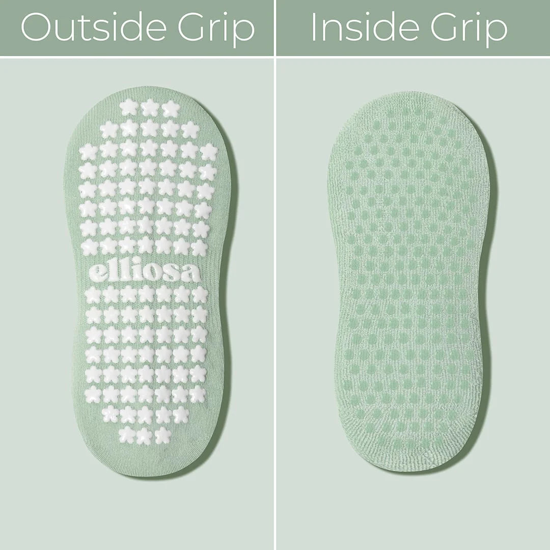 Dual-Direction™ Bloom – Good Vibes Only Grip Socks