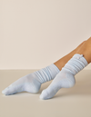 The Scrunch Grip Sock (Baby Blue)