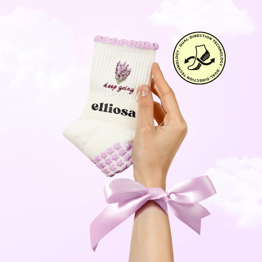 Dual-Direction™ Bloom – Keep Going Grip Socks